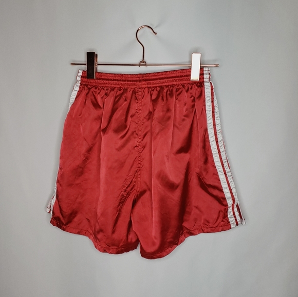 VTG 90s Adidas RED Original running shorts Sz M - Picture 4 of 8